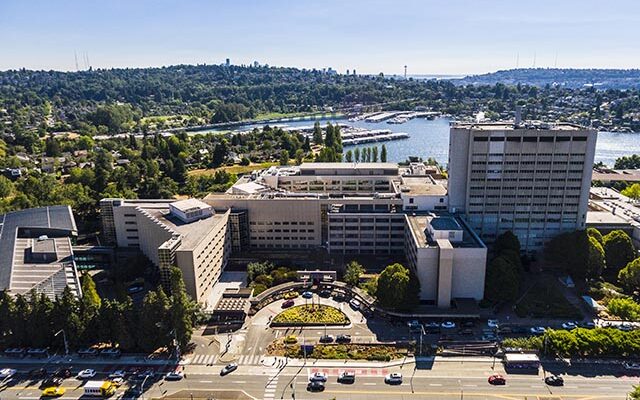 University of Washington Medical Center drone shot