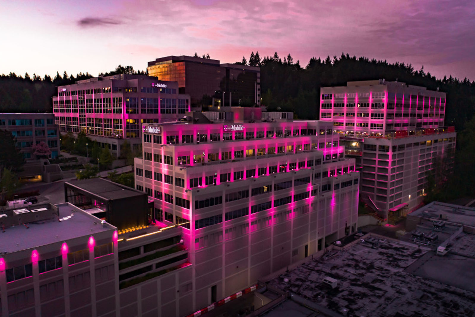 T Mobile headquarters campus exterior