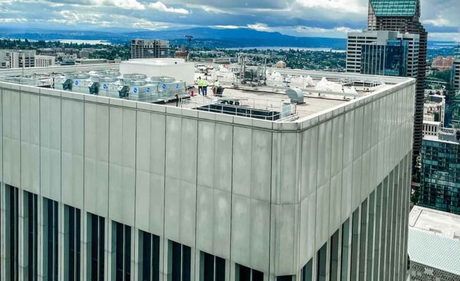 Rainier Tower roof restoration project